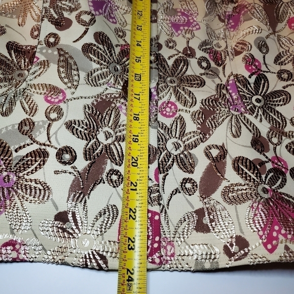 Lafayette 148 Women’s Sz 8 Floral brocade Blazer Jacket - Picture 12 of 13